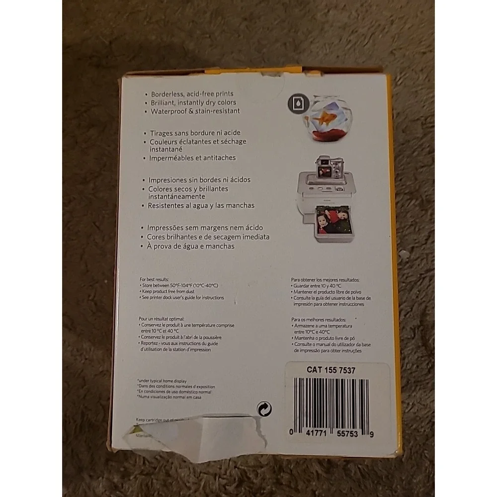 Kodak G Series Color Cartridge Photo Paper Kit  Printers Open Box Complete